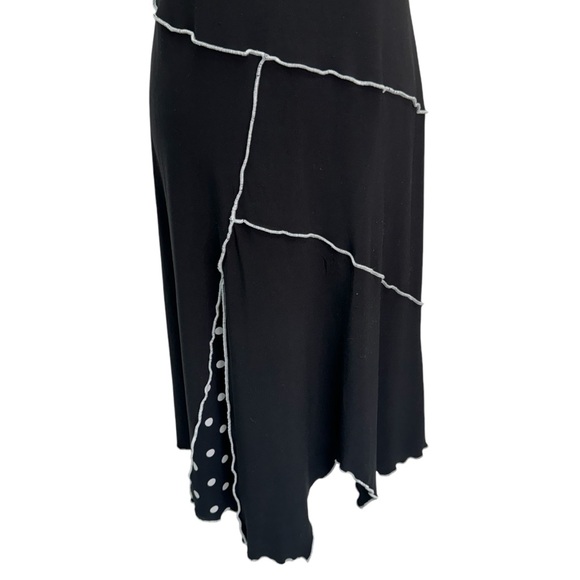 Frank Lyman Black Scoop Neck Sleeveless Midi Dress Size 10 - Picture 3 of 9